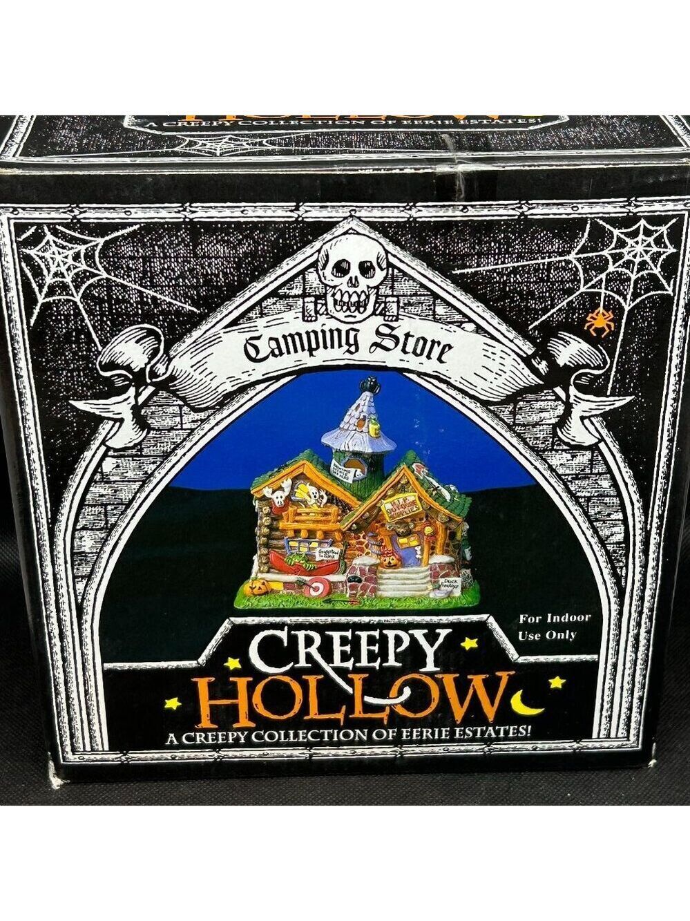 New in box Creepy Hollow "Camping Store" lighted figurine - Picture 2 of 10